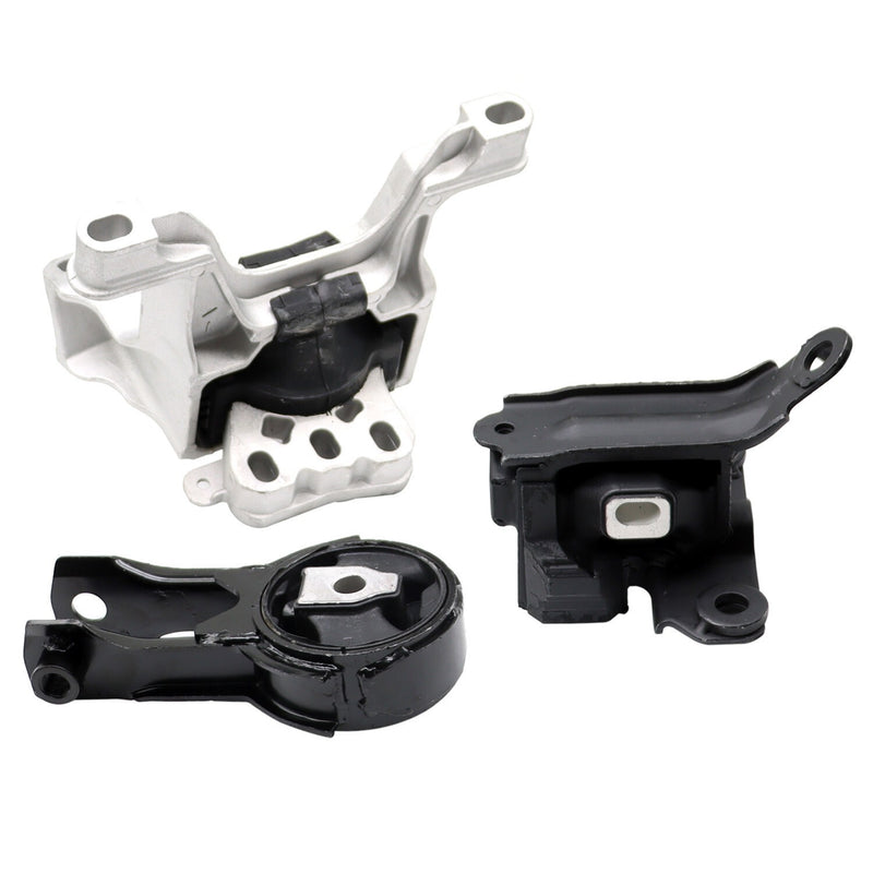 DURAFORCE 3PCS Engine & Transmission Motor Mount Set for 2018 Mazda 2 L4 1.5L