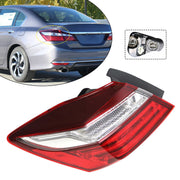 DURAFORCE Left Driver Side Outer Tail Light for 2016-2017 Honda Accord Sedan
