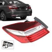 DURAFORCE Left Driver Side Outer Tail Light for 2016-2017 Honda Accord Sedan