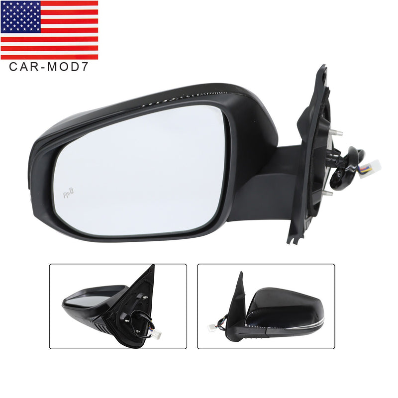 DURAFORCE Left Power Heated Driver Mirror for Toyota Tacoma 2016-2023 No Side Camera