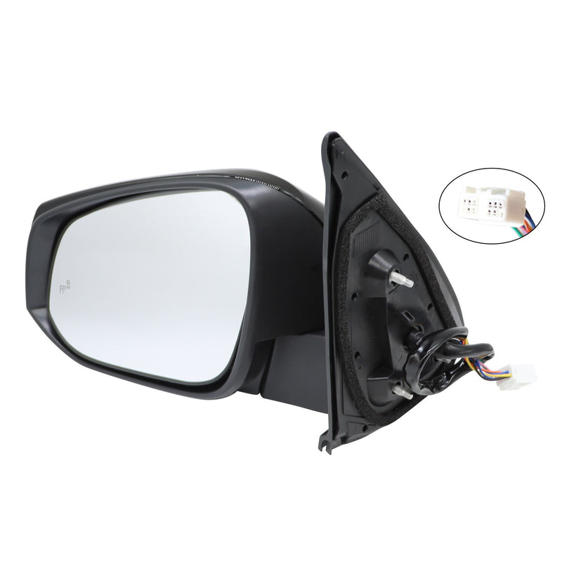 DURAFORCE Left Power Heated Driver Mirror for Toyota Tacoma 2016-2023 No Side Camera