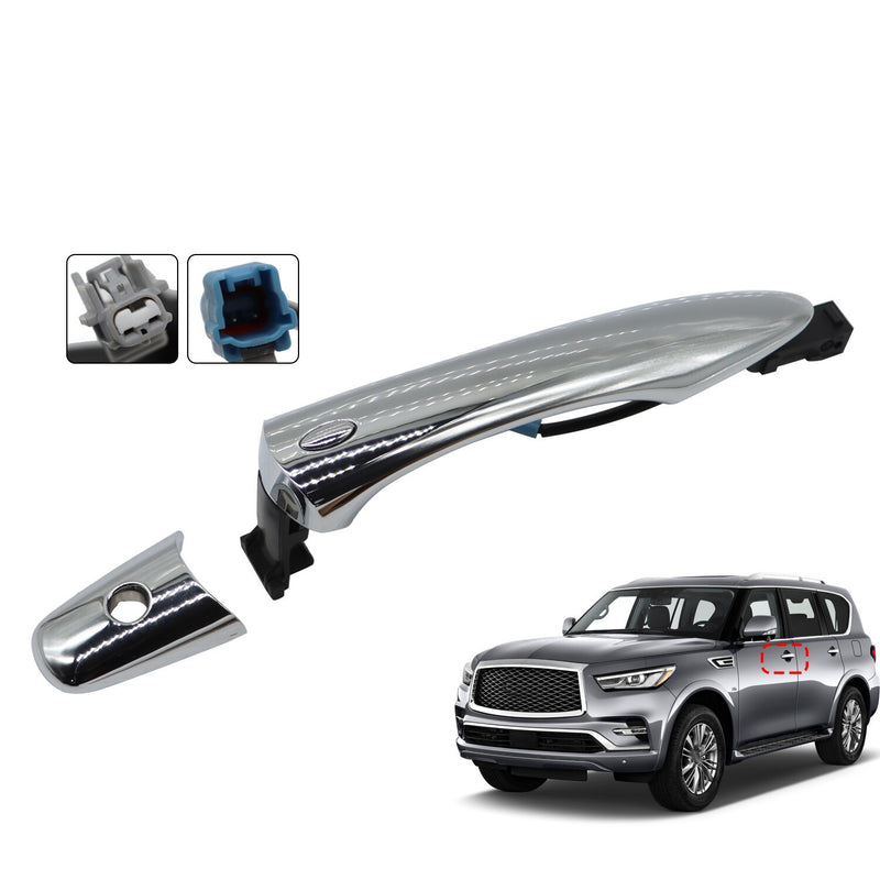 DURAFORCE Front Left Exterior Door Handle 806401BA0A for 2008-2020 INFINITI