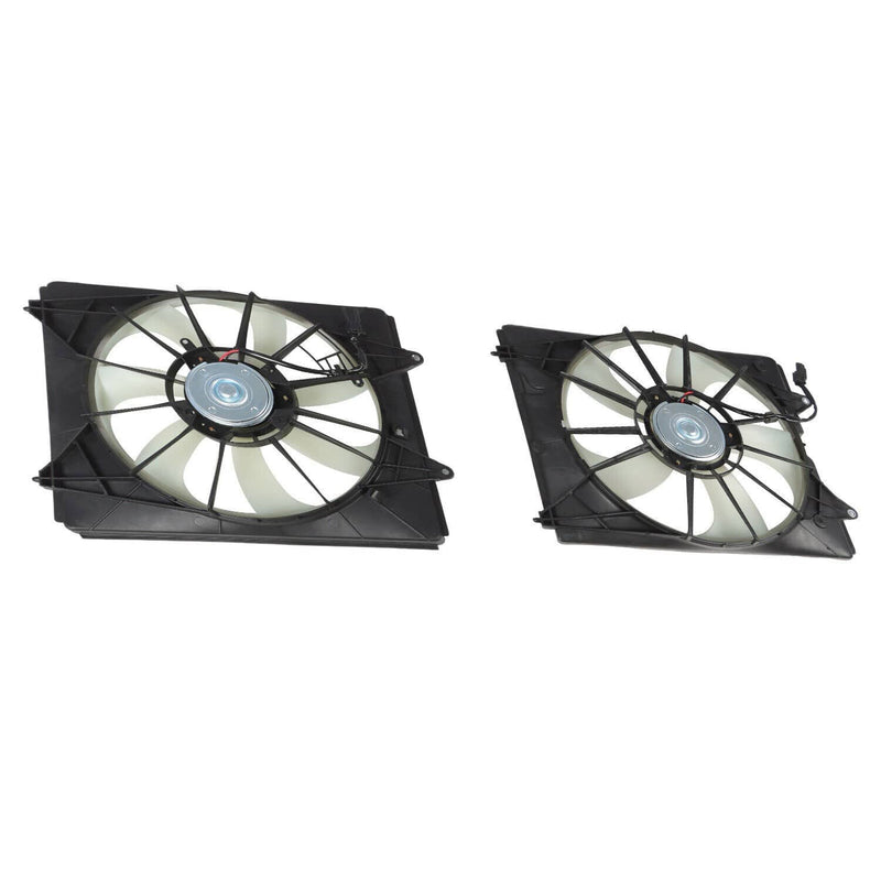 DURAFORCE Fist AC Condenser & Radiator Cooling Fan Set for 2011-2016 Honda Odyssey