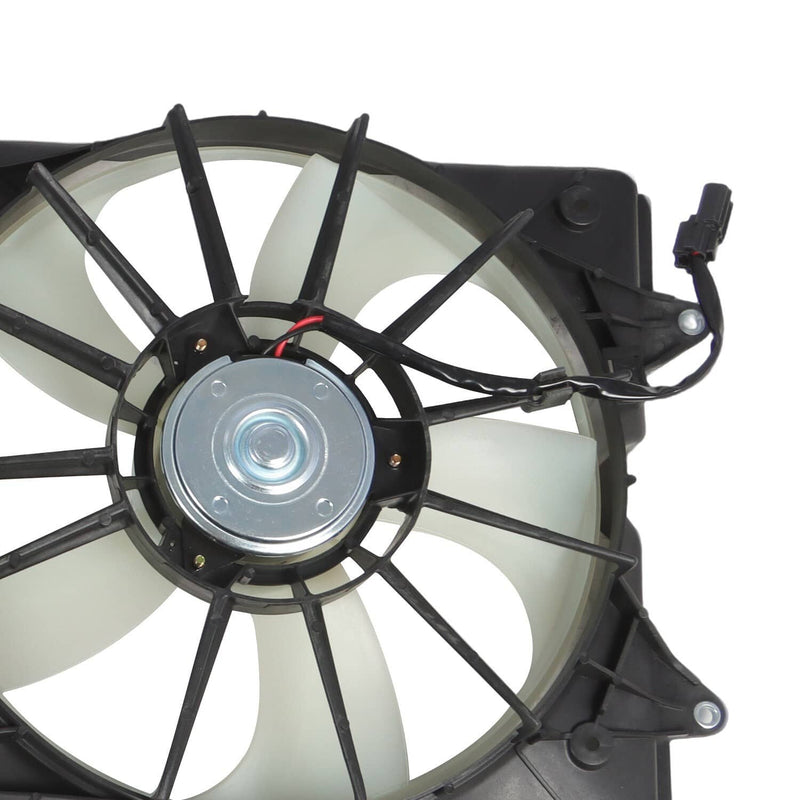DURAFORCE Fist AC Condenser & Radiator Cooling Fan Set for 2011-2016 Honda Odyssey