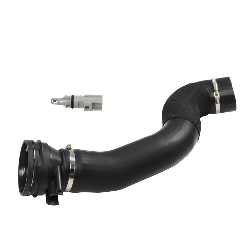 DURAFORCE Diesel Intercooler Turbo Hose w/Sensor HC3Z6F073B for 2017-2019 F-250 F-350 6.7L