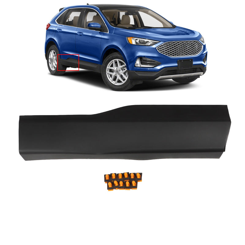 DURAFORCE Door Moldings Trim Rear Right Side for Ford Edge 2015-2023