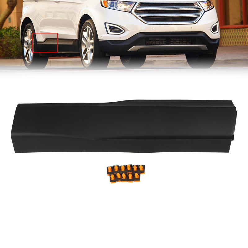 DURAFORCE Door Moldings Trim Rear Right Side for Ford Edge 2015-2023