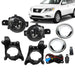 DURAFORCE 2013-2016 Nissan Pathfinder Driving Fog Lights with Chrome Bezel Lamp