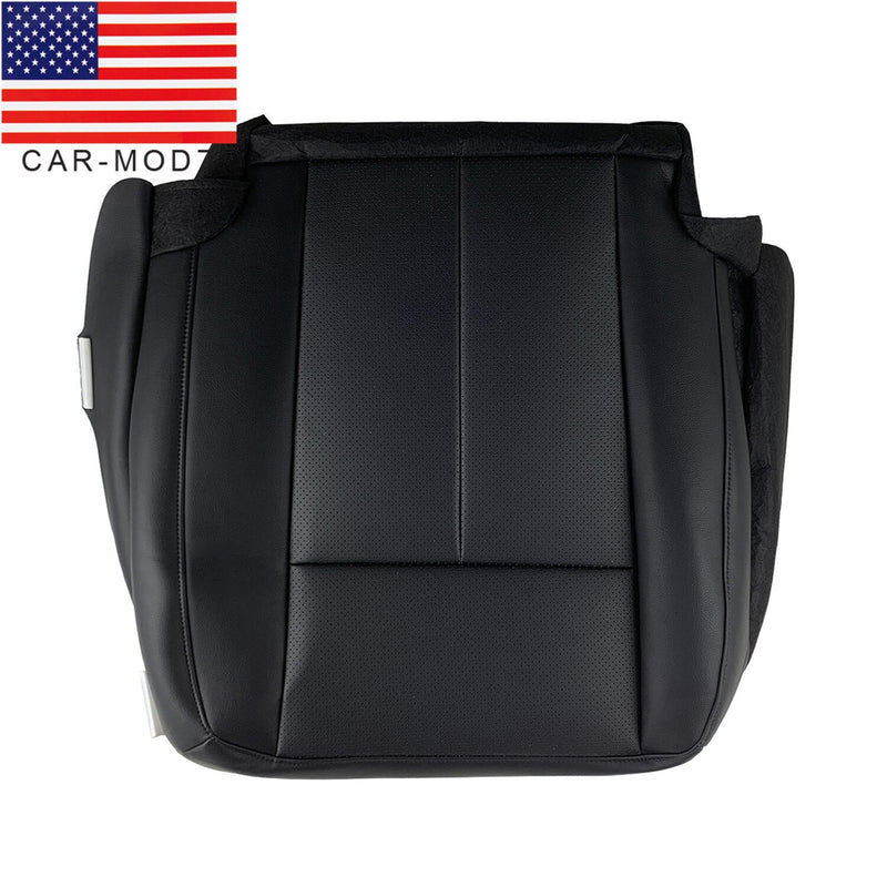 DURAFORCE Black Perforated Leather Driver Seat Cover for Ford Expedition 2007-2014