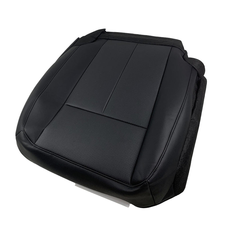 DURAFORCE Black Perforated Leather Driver Seat Cover for Ford Expedition 2007-2014