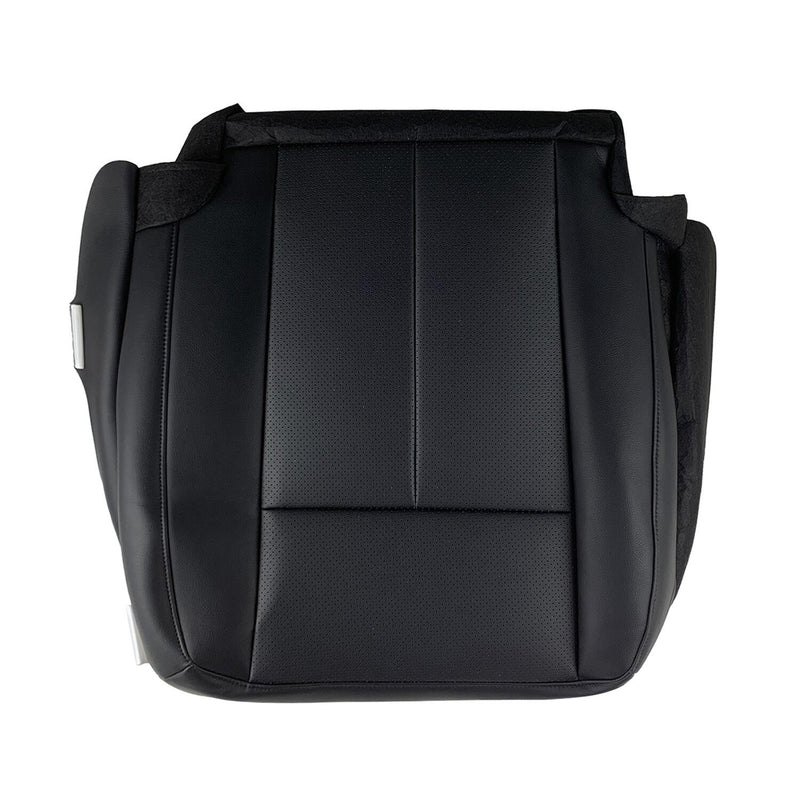 DURAFORCE Black Perforated Leather Driver Seat Cover for Ford Expedition 2007-2014