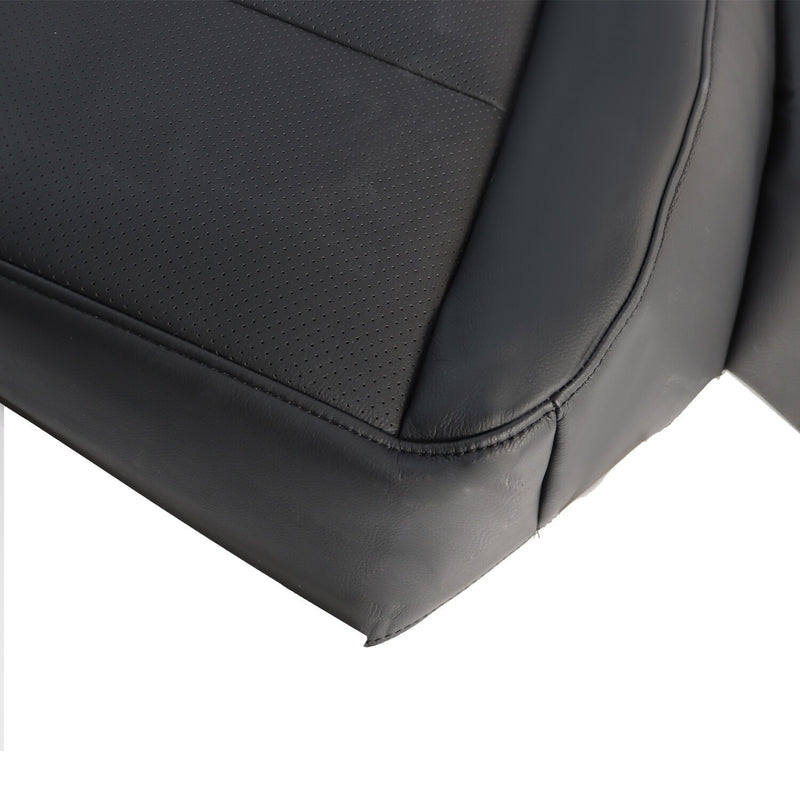 DURAFORCE Black Perforated Leather Driver Seat Cover for Ford Expedition 2007-2014
