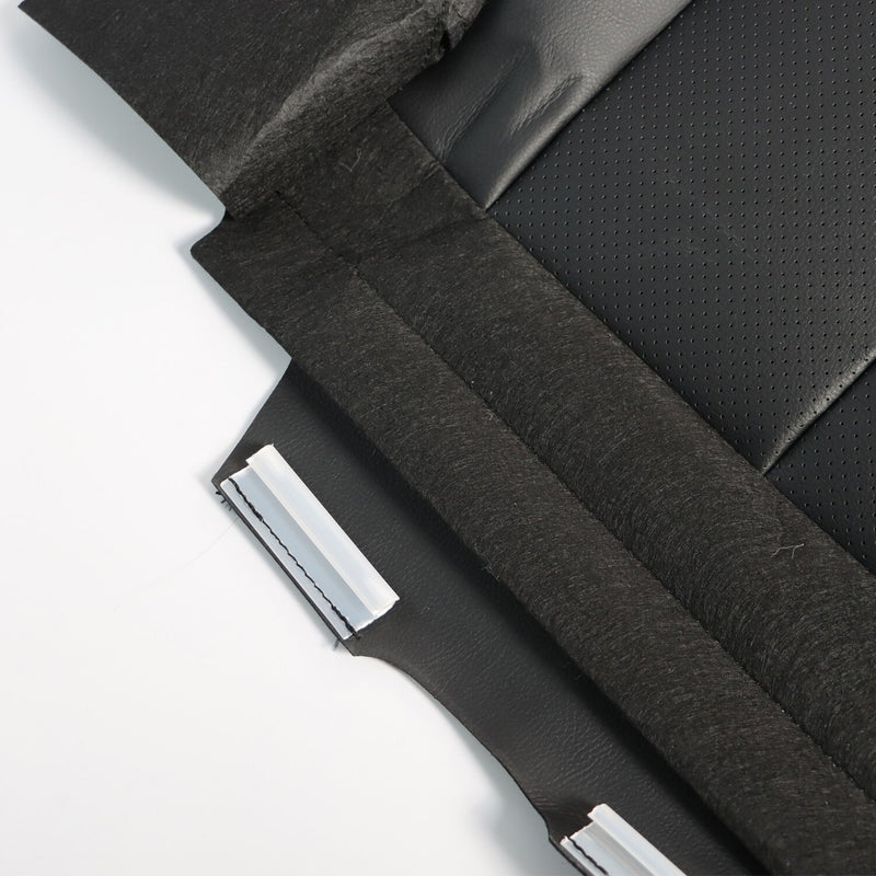 DURAFORCE Black Perforated Leather Driver Seat Cover for Ford Expedition 2007-2014