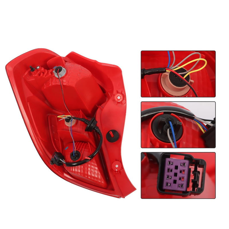 DURAFORCE Chevy Spark 2016-2022 Rear Stop Tail Light Lamp Halogen Driver & Passenger Set