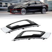 DURAFORCE 2017-2018 Ford Fusion Chrome Fog Light Bezel Trim Driver & Passenger Set