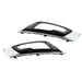 DURAFORCE 2017-2018 Ford Fusion Chrome Fog Light Bezel Trim Driver & Passenger Set