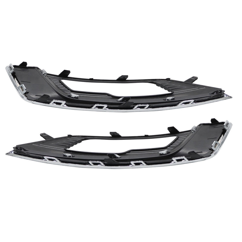 DURAFORCE 2017-2018 Ford Fusion Chrome Fog Light Bezel Trim Driver & Passenger Set