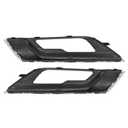 DURAFORCE 2017-2018 Ford Fusion Chrome Fog Light Bezel Trim Driver & Passenger Set