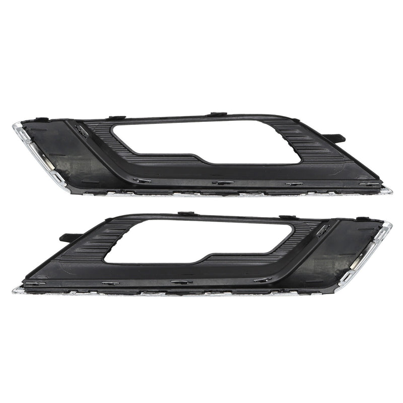 DURAFORCE 2017-2018 Ford Fusion Chrome Fog Light Bezel Trim Driver & Passenger Set