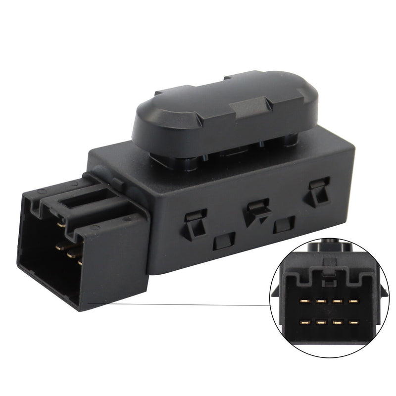 DURAFORCE Left Power Seat Switch 6-Way Driver Side for 2006-15 Ford F150 F250 Mustang Expl