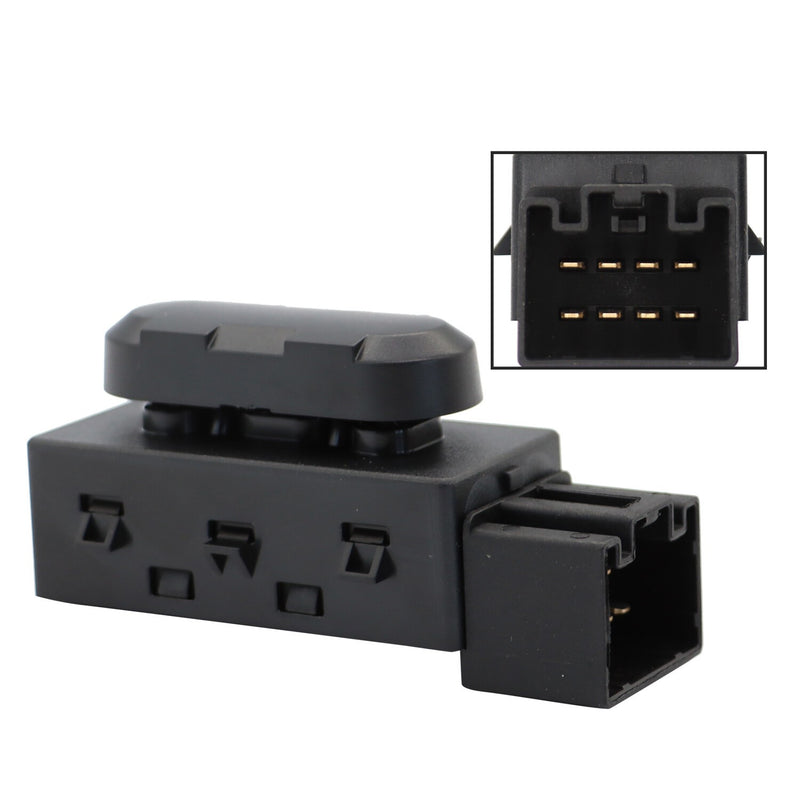 DURAFORCE Left Power Seat Switch 6-Way Driver Side for 2006-15 Ford F150 F250 Mustang Expl