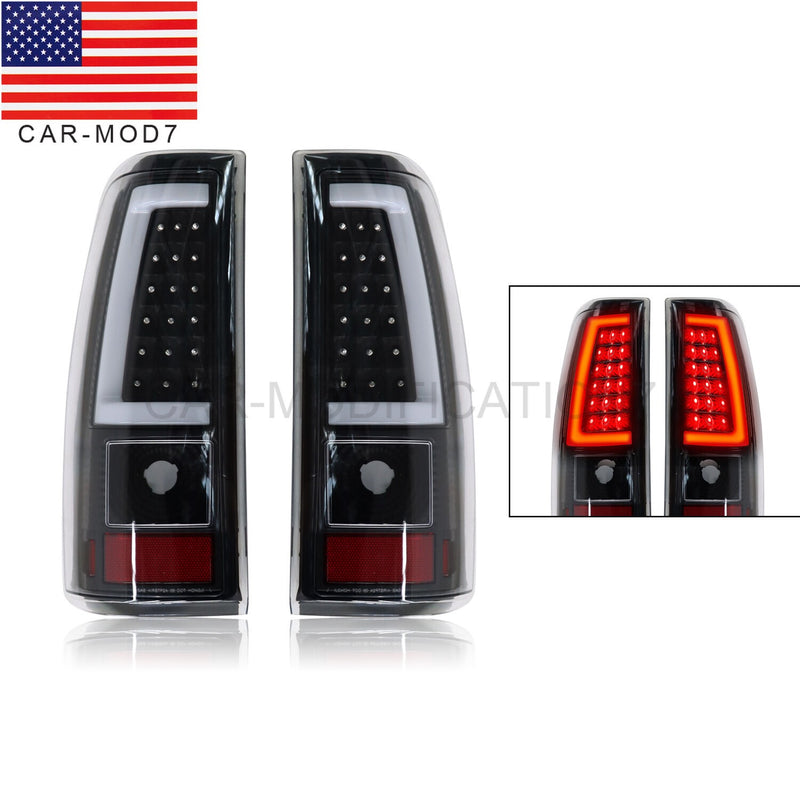 DURAFORCE LED Red Tail Lights for 2003-06 Chevy Silverado 1500 2500 3500 Pickup