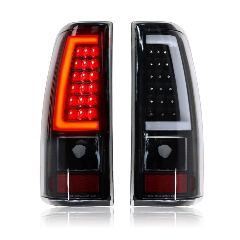 DURAFORCE LED Red Tail Lights for 2003-06 Chevy Silverado 1500 2500 3500 Pickup
