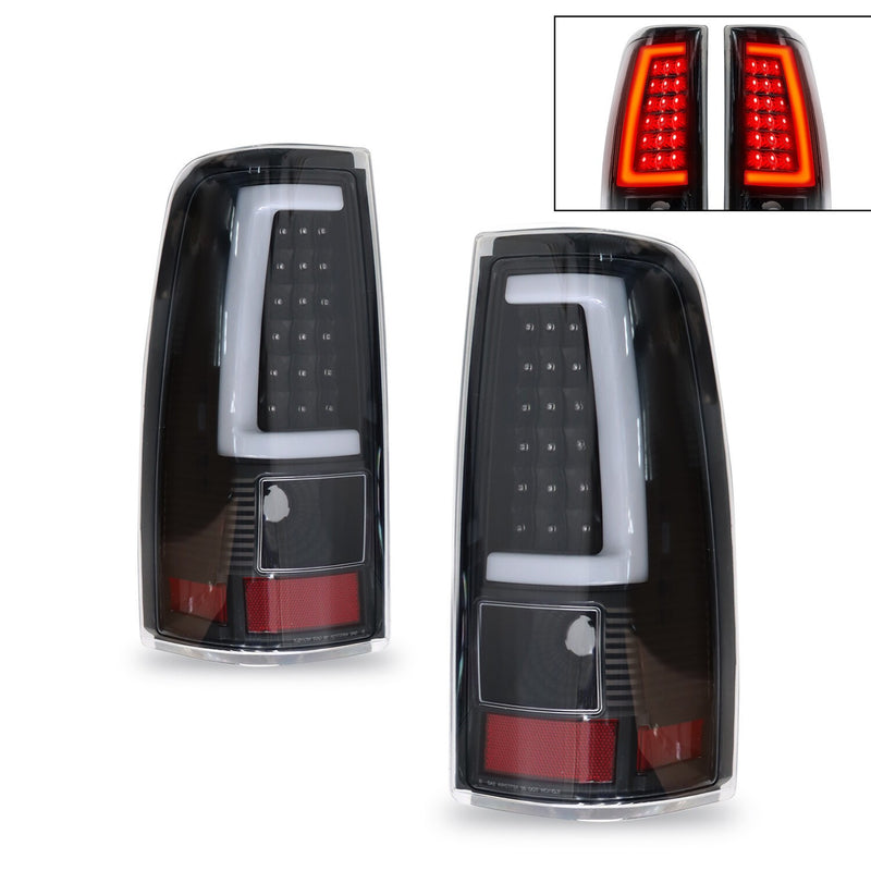 DURAFORCE LED Red Tail Lights for 2003-06 Chevy Silverado 1500 2500 3500 Pickup