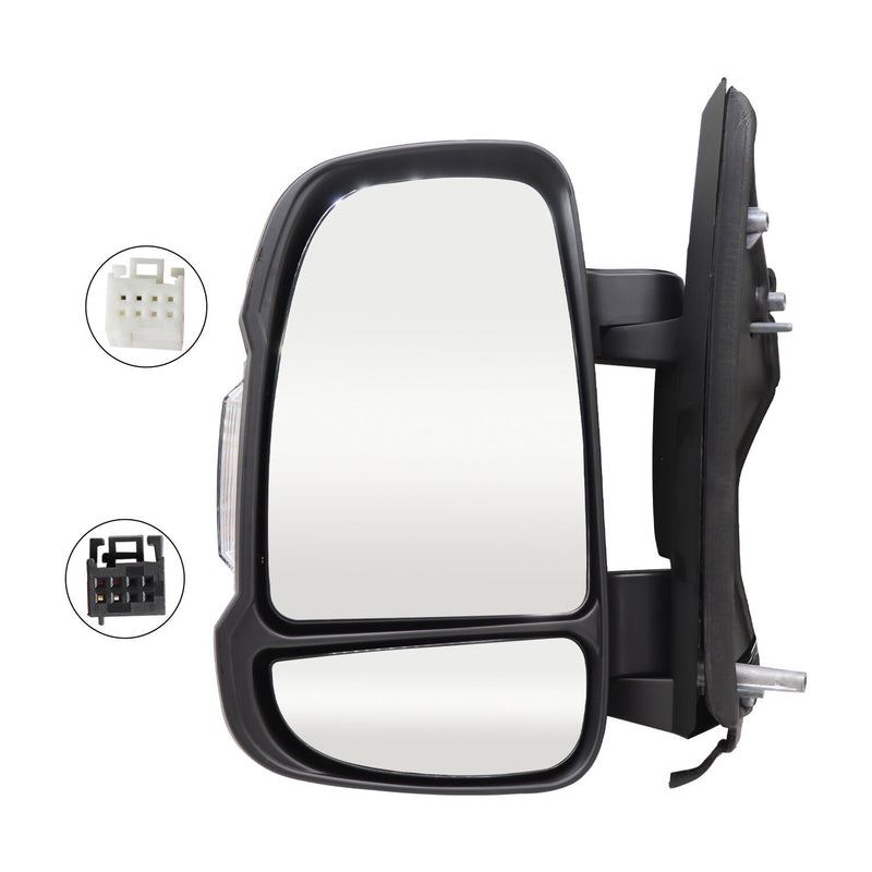 DURAFORCE Left Power Heated Driver Mirror for 2010-2024 RAM Promaster 1500-3500