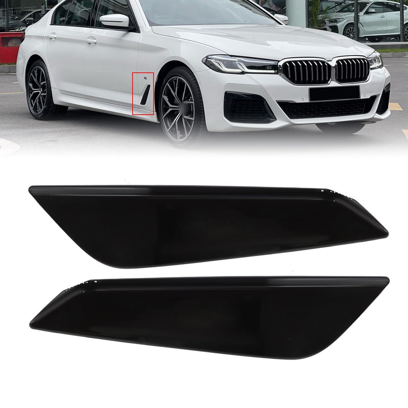 DURAFORCE Gloss Black Fender Duct Trim Left & Right for 2017-2023 BMW G30 5 Series