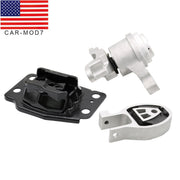 DURAFORCE Engine & Transmission Mount Set 3PCS for Ford Fusion 2013-2020 1.5L 1.6L