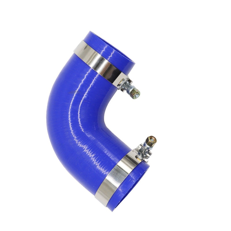 DURAFORCE F04-6006 Silicone Rubber 90° Elbow Hose w/ Clamps for Peterbilt Kenworth Paccar