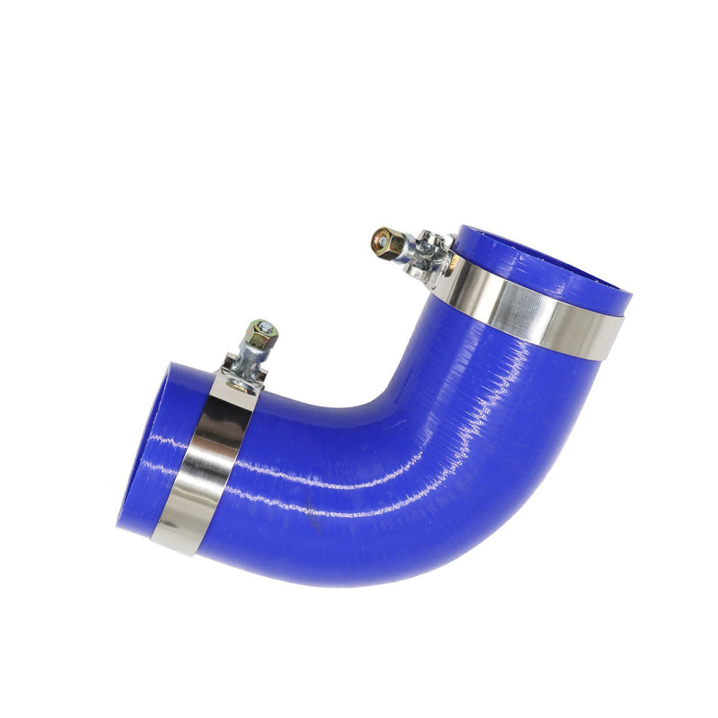 DURAFORCE F04-6006 Silicone Rubber 90° Elbow Hose w/ Clamps for Peterbilt Kenworth Paccar