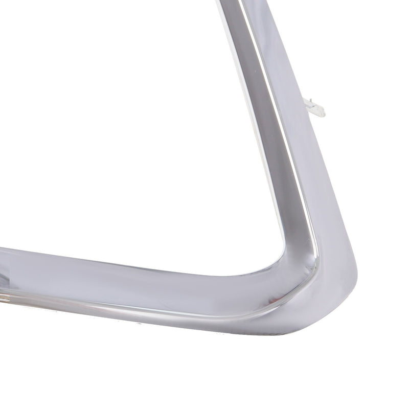 DURAFORCE Chrome Bumper Trim Set Front Driver & Passenger Side for 2016-2022 Mazda CX-9
