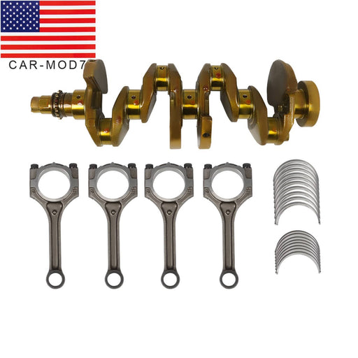 DURAFORCE Crankshaft Rods & Bearing Set for 2012-2019 Hyundai Accent KIA Soul Rio 1.6L