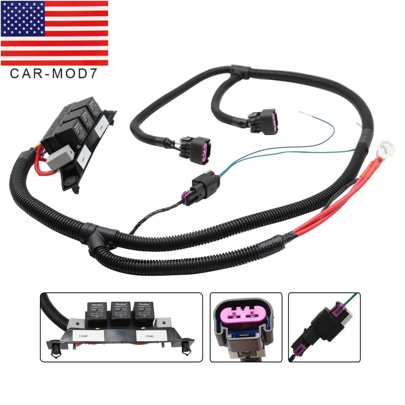 DURAFORCE Electric Fan Wire Harness for Silverado Sierra Tahoe Yukon Avalanche Escalade