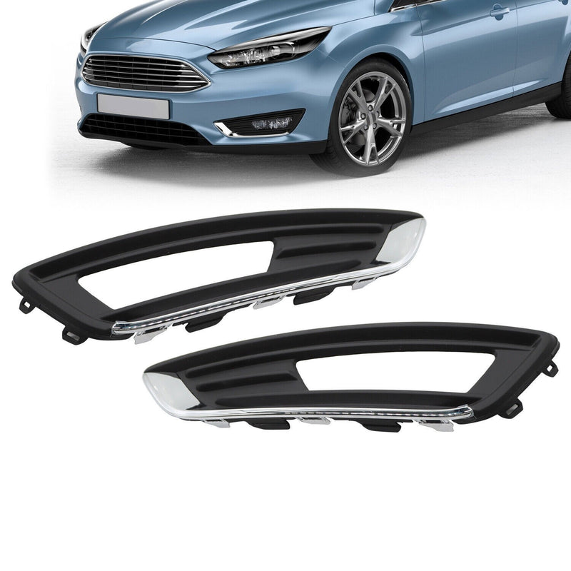 DURAFORCE Ford Focus 2015-2018 Fog Light Bezel Trim LH & RH Driver Passenger Side