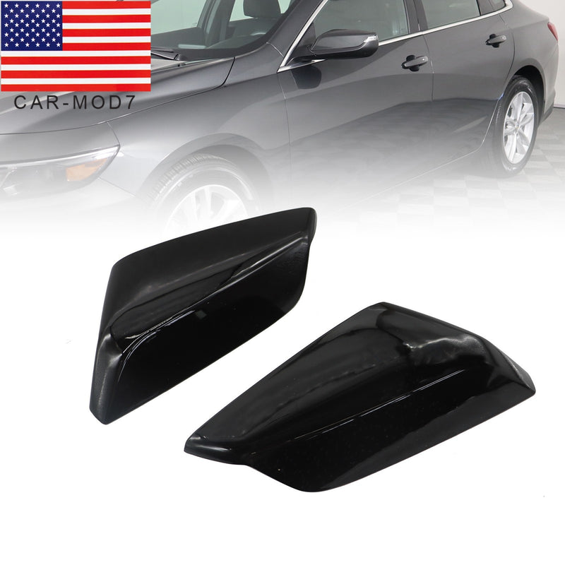 DURAFORCE Glossy Mirror Cover Caps for 2016-2020 Chevrolet Malibu Driver & Passenger Side