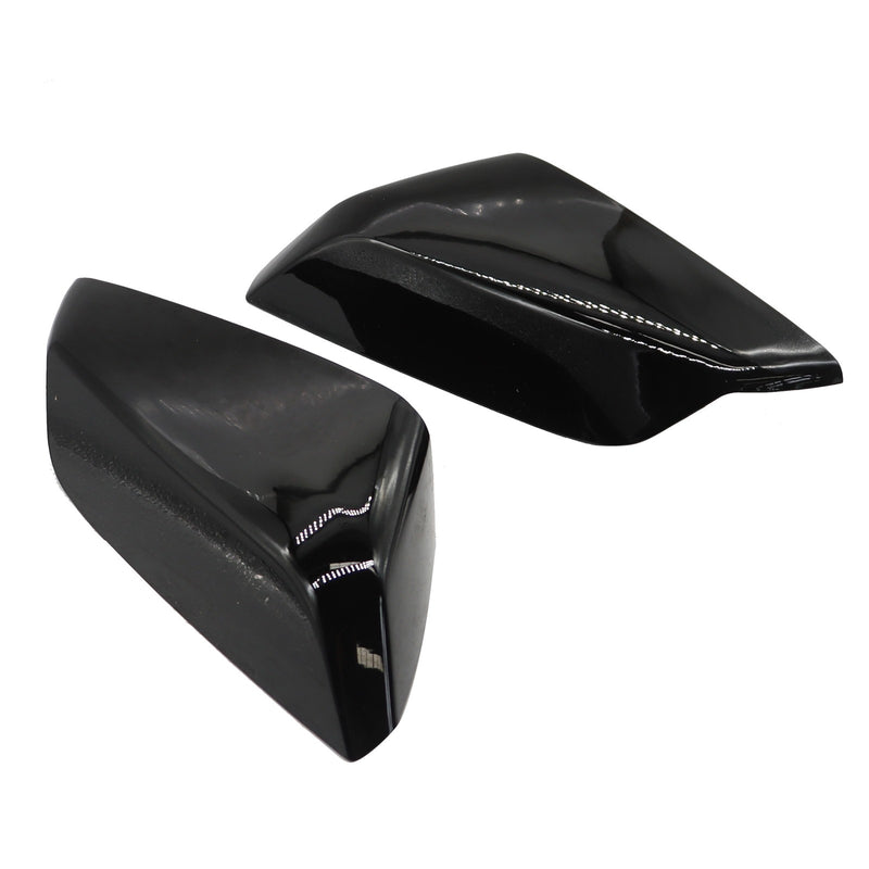 DURAFORCE Glossy Mirror Cover Caps for 2016-2020 Chevrolet Malibu Driver & Passenger Side