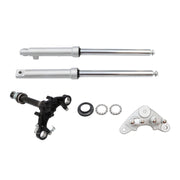 DURAFORCE Complete Front Forks Shock Triple Tree Clamp for Honda CRF50 XR50 Dirt Bike