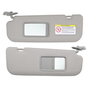 DURAFORCE Hyundai Veloster 2012-2015 Sun Visor Pair Gray Driver & Passenger Side