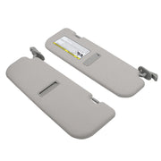 DURAFORCE Hyundai Veloster 2012-2015 Sun Visor Pair Gray Driver & Passenger Side