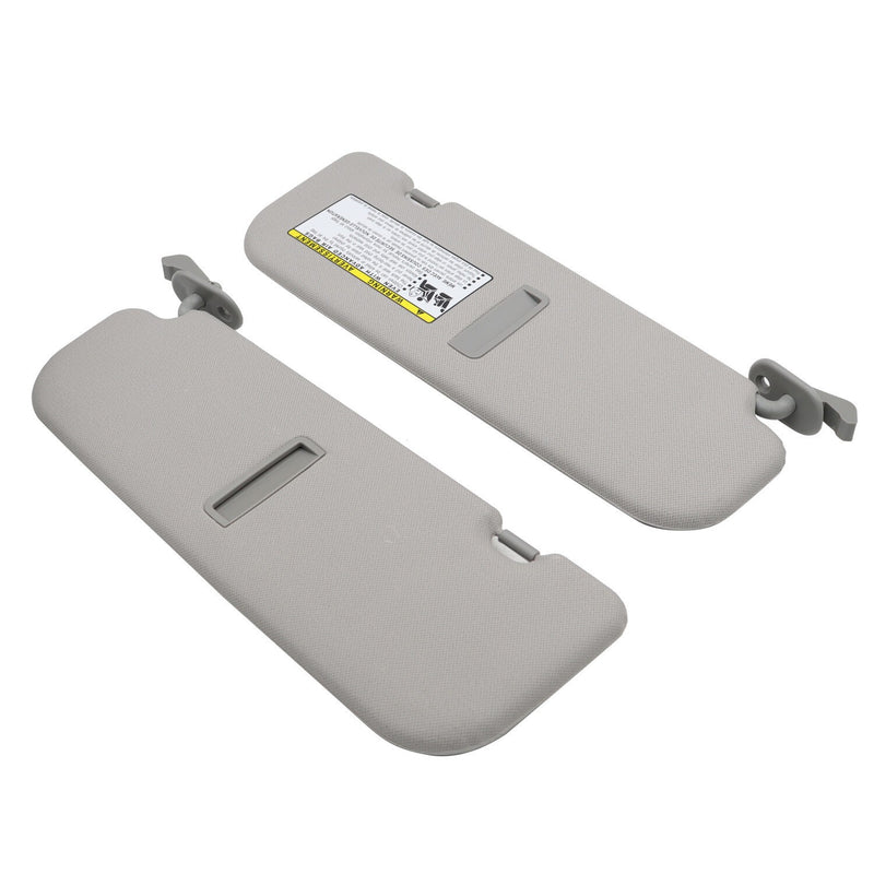 DURAFORCE Hyundai Veloster 2012-2015 Sun Visor Pair Gray Driver & Passenger Side