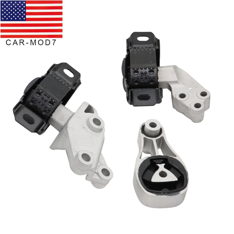 DURAFORCE Engine & Transmission Mount Set Front & Rear for 2008-2015 Smart Fortwo 1.0L