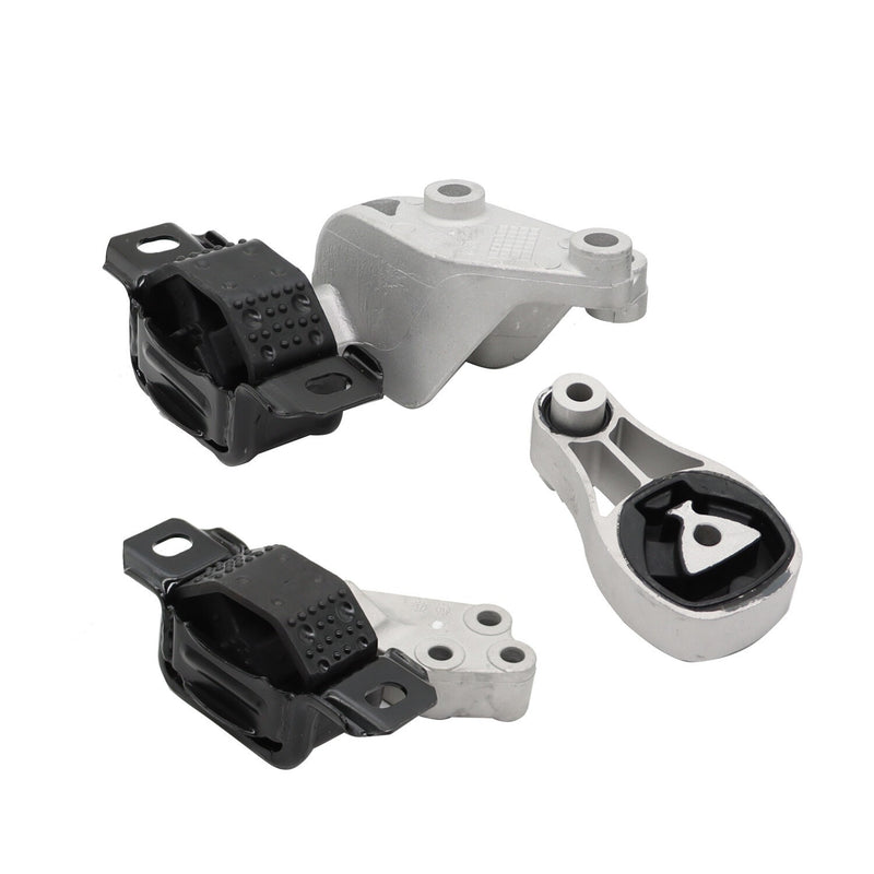 DURAFORCE Engine & Transmission Mount Set Front & Rear for 2008-2015 Smart Fortwo 1.0L