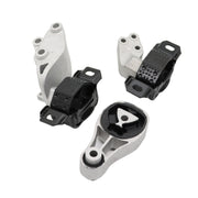 DURAFORCE Engine & Transmission Mount Set Front & Rear for 2008-2015 Smart Fortwo 1.0L