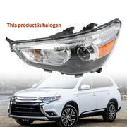 DURAFORCE Left Side Driver Headlight Clear Lens for 2011-2019 Mitsubishi Outlander Sport