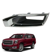 DURAFORCE Driver Side Fog Light Chrome Trim Cover for GMC Yukon XL 2015-2020