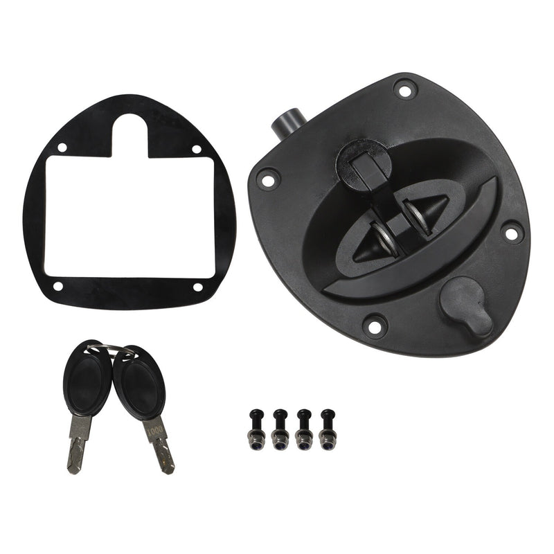 DURAFORCE Door Latch T-Handle with 2 Keys for Cummins Kohler Generator 0406-0972-01