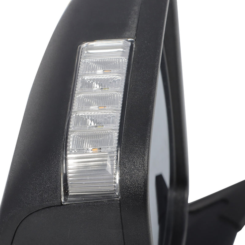 DURAFORCE Left Driver Side Mirror w/ BLIS & Light Manual Fold for 2021-2024 Ford F-150